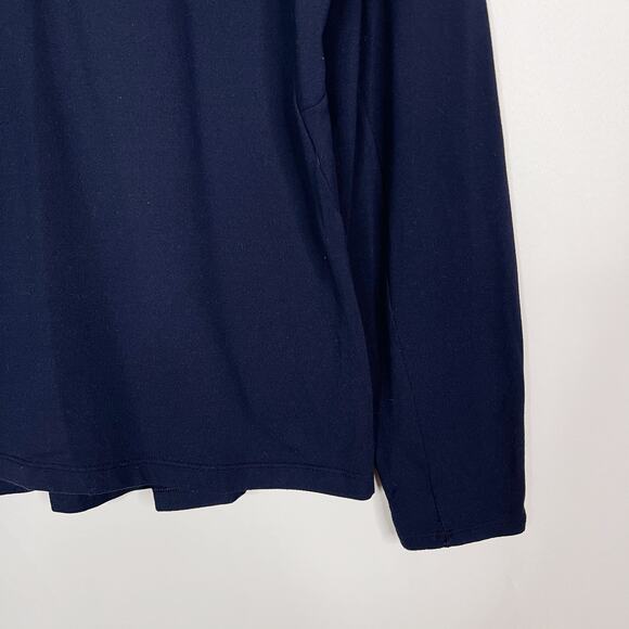 Lululemon Mens Small S Navy Blue Surge Warm 1/2 Zip Pullover Shirt Top Stretch - Picture 4 of 9